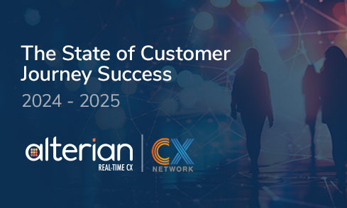 Preview of the report The State of Customer Journey Success 2024-2025, from Alterian and CX Network