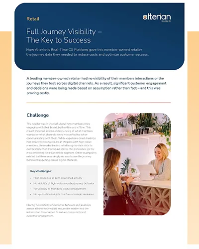 Full journey visibility, the key to success